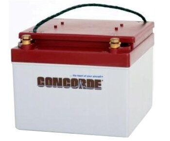 Concorde RG24-9 24-Volt General Aviation AGM Aircraft Battery