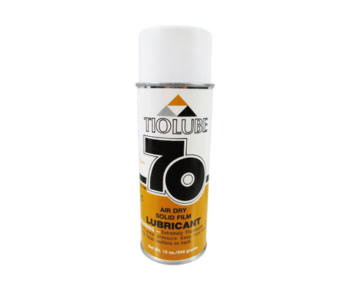 TIODIZE® TIOLUBE® 70 Gray MIL-L-23398D Type II Spec Air Dry Solid Film Lubricant - 12 oz Aerosol Can