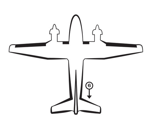 GOODRICH P25S7D5041-18 FASTboot® Raytheon Beechcraft 300 & 350 RH Inboard Wing De-Ice Boot