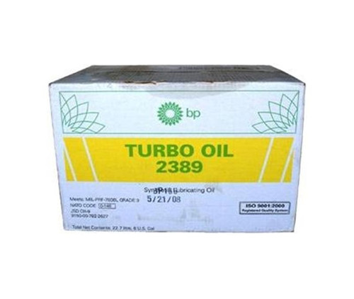 Eastman™ Turbo Oil 2389 MIL-PRF-7808 Grade 3 Spec Aircraft Turbine Engine Lubricating Oil - 24 Quart/Case