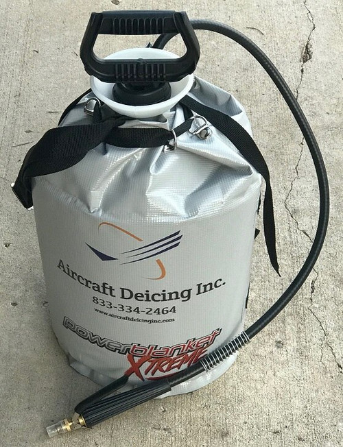 Aircraft Deicing PB-3G Powerblanket XTreme Gray Heavy-Duty S33PS Handheld Sprayer Insulated Wrap