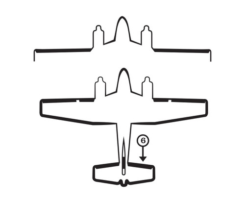 GOODRICH 23S2004-5-2 Raytheon Beechcraft 95/55 RH Horizontal Stabilizer De-Ice Boot
