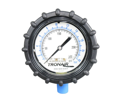 Tronair® H-2016-01 Gauge with Rubber Boot