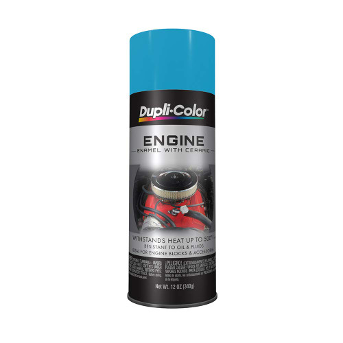 DUPLI-COLOR® DE1610 Pontiac Blue Engine Enamel Paint with CERAMIC™ - 340 Gram (12 oz) Aerosol Can