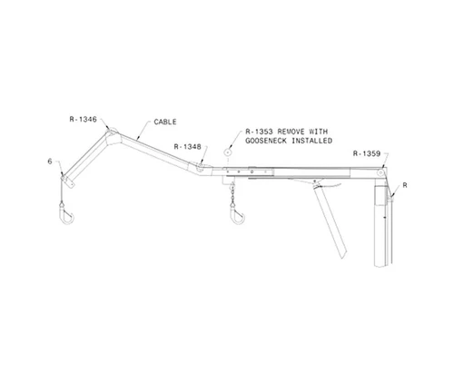 Tronair® K-2012 Kit Crane Gooseneck