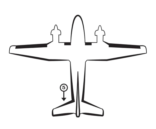 GOODRICH P25S7D5041-17 FASTboot® Raytheon Beechcraft 300 & 350 LH Inboard Wing De-Ice Boot