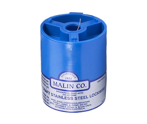 Military Standard MS20995C16 Stainless Steel 0.016" Diameter Safety Wire - 1 lb Roll