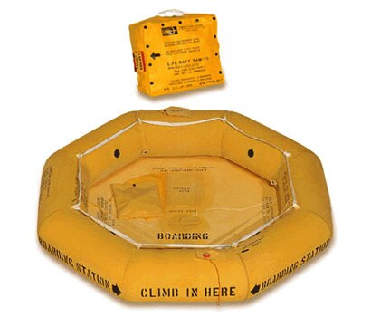 EAM Worldwide T2 Life Raft 2 Man - Single-Tube - JAR 121 - R0100A107