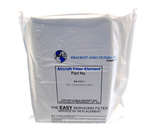 Brackett Aero Filters BA-8103-1 Filter Element Assembly fits BA-8110
