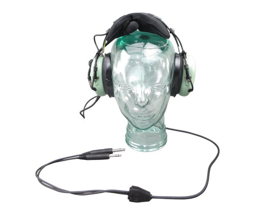 David Clark 40411G-01 Model H10-13.4 Mono 5-Foot Straight Cord Aircraft Headset