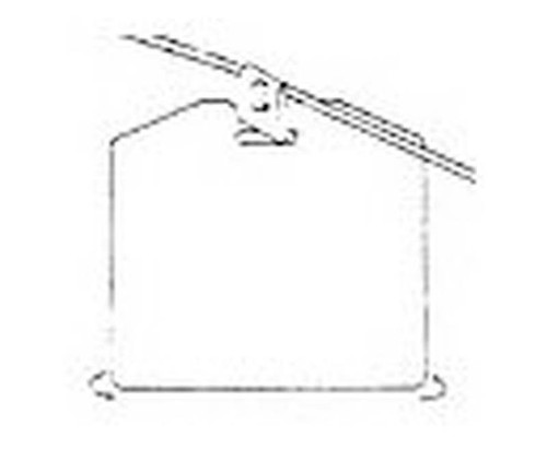 Rosen RA109-200-1 Leonardo Agusta A109 & A109A Monorail Gray Replacement Sunvisor System Lens Only