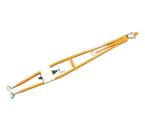 Brackett TH-53R Orange 80"-94" Telescoping 7000 lb Capacity Towbar with 2" Ring Hitch