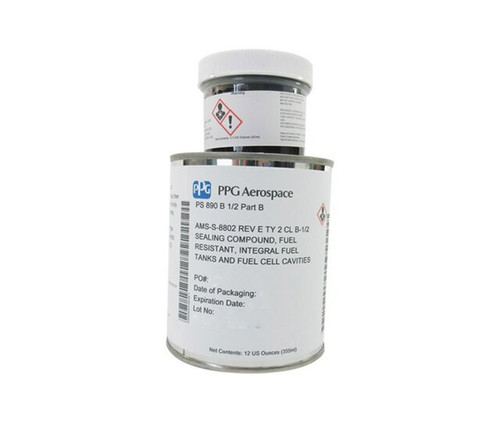 PPG® P/S 890 B-1/2 AMS-S-8802 Type 2 Class B-1/2 Spec Fuel Tank Sealant - Pint Kit