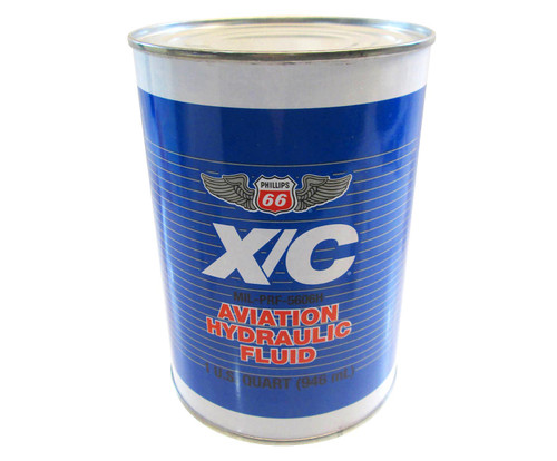 Phillips 66® X/C® Red MIL-PRF-5606H Spec Aviation Hydraulic Fluid - Quart Can