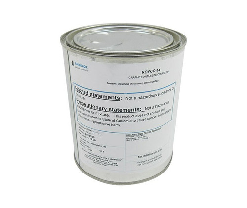 ROYCO® 44 Black MIL-T-5544C/AMS-2518B Spec Graphite & Technical Petrolatum Anti-Seize Compound - 1.75 lb Can