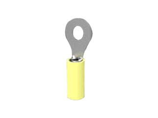 TE Connectivity 35110 Yellow Ring Tongue Terminal 10-12AWG 33.58mm 13.49mm Tin - 50/Pack