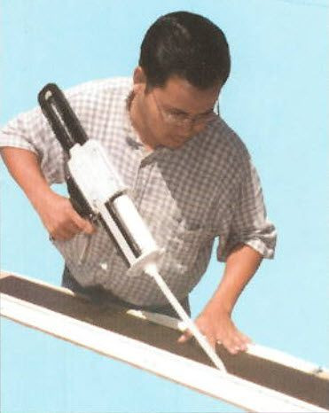 TIODIZE® Butt-Gap Red/Brown Sealant BMS 2082 Spec Fast Drying Aircraft Floor Panel Sealant - 200 mL Cartridge