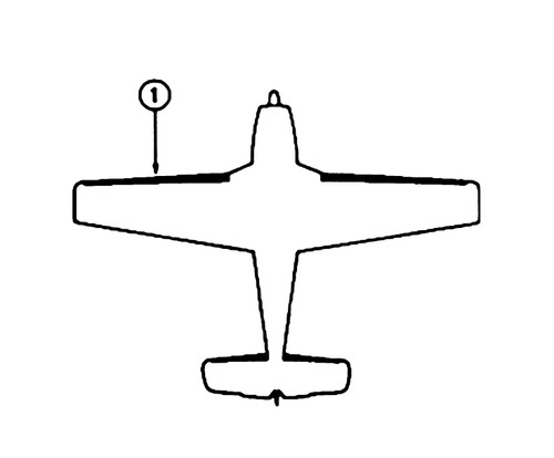 GOODRICH 25S5D5129-01 Raytheon Beechcraft A36 & A36TC LH Wing De-Ice Boot
