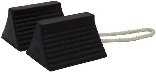 Tronair® 99-9010-6000 Black 9" Aircraft Wheel Chocks