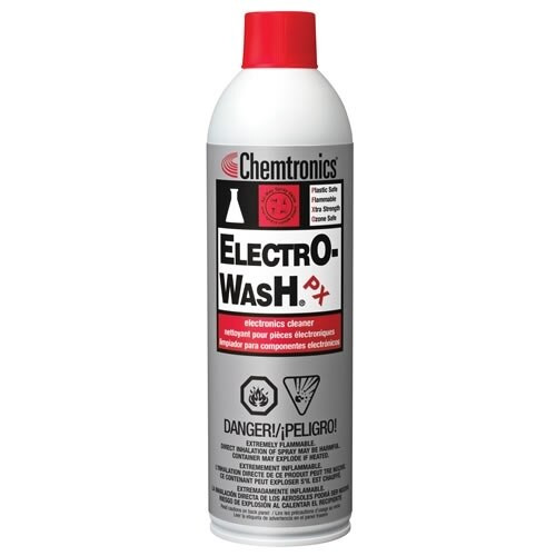 Chemtronics® ElectrO-WasH® PX ES1210 Clear Extra-Strength Universal Cleaner & Degreaser - 12.5 oz Aerosol Can