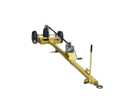 Brackett TY-TB-FTD Yellow Aluminum 3" I.D. x 12' Long 6,000 lb Capacity Towbar with Flat Tire Pan