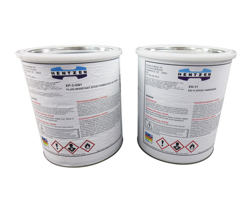 Hentzen Aerospace EP-3-GN1 / EH-11 BAC452 Green Fluid Resistant Conventional Epoxy Primer - 2 Gallon Kit