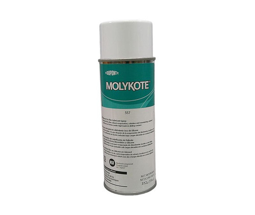 DUPONT™ MOLYKOTE® 557 Clear Silicone Dry Film Lubricant - 312 Gram Aerosol Can