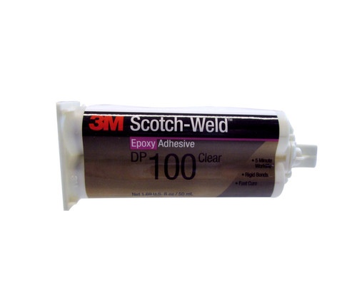 3M™ 638060-08994 Scotch-Weld™ DP100 Transparent Epoxy Adhesive - 48.5 mL Duo-Pak