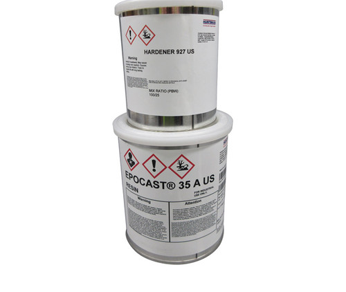 HUNTSMAN® EPOCAST® 35A/927 Amber Epoxy Laminating System - Quart Kit