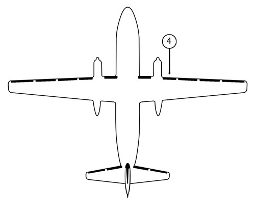 GOODRICH P30S7D5185-04 FASTboot® Fokker 50 RH Nacelle - Light De-Ice Boot