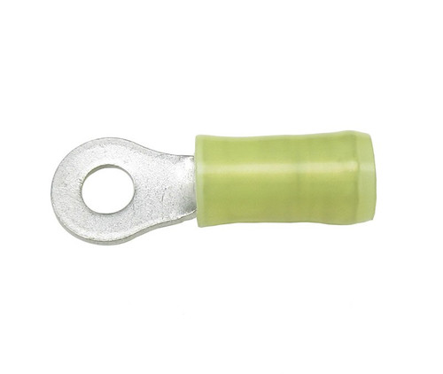 TE Connectivity 320568 Ring Tongue Terminal - AWG 12-10 - Insulation Max 5.84mm - Stud M4 - 10/Pack