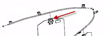 Rosen R1580400-1 Bombardier LearJet 45 Rosen Sunvisor System Visor Assembly for 9" Standard Lens