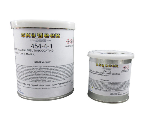 AkzoNobel 454-4-1/CA-109 Yellow BMS 10-20 Type II, Class A, Grade A Spec Integral Fuel Tank Coating - Quart Kit