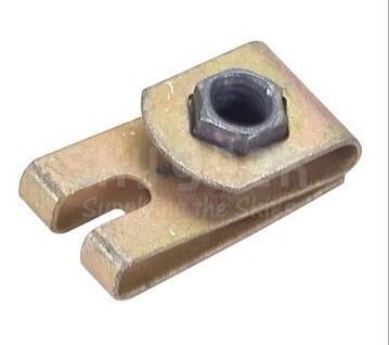 Boeing BACN10JD106 Steel Nut, Plain, Slotted, Hexagon - 10/Pack