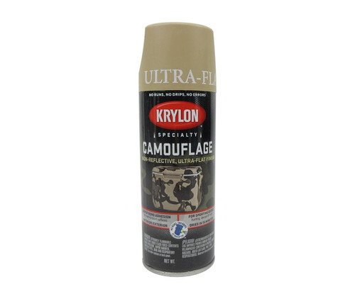 KRYLON® 4295 CAMOUFLAGE® Sand Non-Reflective, Ultra-Flat Paint - 311 Gram (11 oz) Aerosol Can