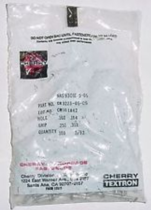 CherryMAX® CR3223-6-08 Universal Head Nominal Diameter Blind Rivet - 100/Pack