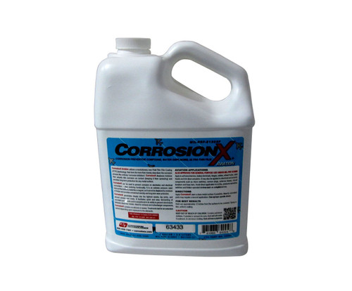 CorrosionX® 84004 Clear MIL-PRF-81309H Type IV Spec Aviation Corrosion Inhibitor - Gallon Jug