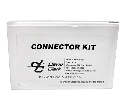 David Clark 18900G-94 Kit Connector right angle with 3 Conductor