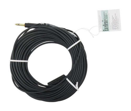 David Clark 22397G-06 Model C31-100 Black 100' Straight Cord GSE Headset Extension