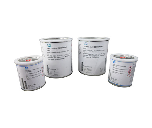 PPG® Deft® 03-GY-332 FS#36231 Gray MIL-PRF-85285E Type I, Class H Spec Polyurethane Military Topcoat - 2 Gallon Kit