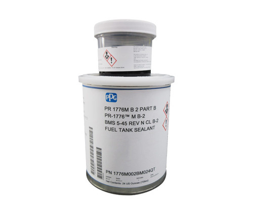 PPG® PR-1776M B-2 BMS 5-45H Class B-2 Spec Low Weight Fuel Tank Sealant - Quart Kit