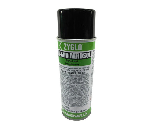 MAGNAFLUX® 01-3272-78 ZYGLO® ZL-60D Level 2 Water Washable Fluorescent Penetrant - 16 oz Aerosol Can