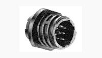 TE Connectivity 206486-2 Circular Receptacle - 9 Position - Straight Angle