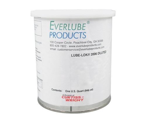 EVERLUBE® LUBE-LOK® 2006 Diluted Standard Spec Solid Film Lubricant - Quart Can