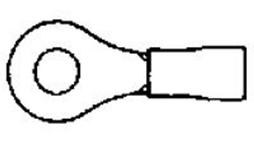 TE Connectivity 323165 Ring Tongue Terminal - 8 AWG - 100/Pack