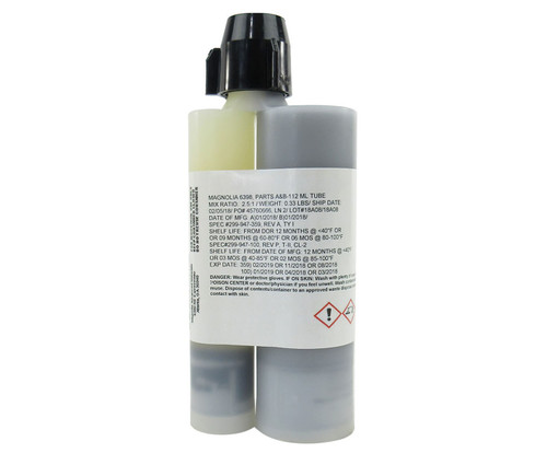 Magnobond® 6398 A/B 299-947-100P Type II, Class 2 Spec Two-Part Thixotropic Paste Epoxy Adhesive - 112 mL Tube Kit