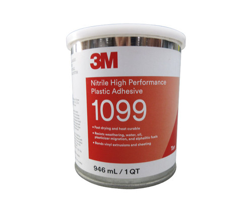 3M™ 021200-19811 Scotch-Weld™ 1099 Tan Nitrile High Performance Plastic Adhesive - 946 mL (Quart) Can