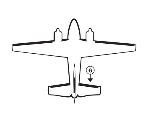 GOODRICH P25S7D5057-06 FASTboot® Raytheon Beechcraft B60 & C60 RH Horizontal Stabilizer De-Ice Boot