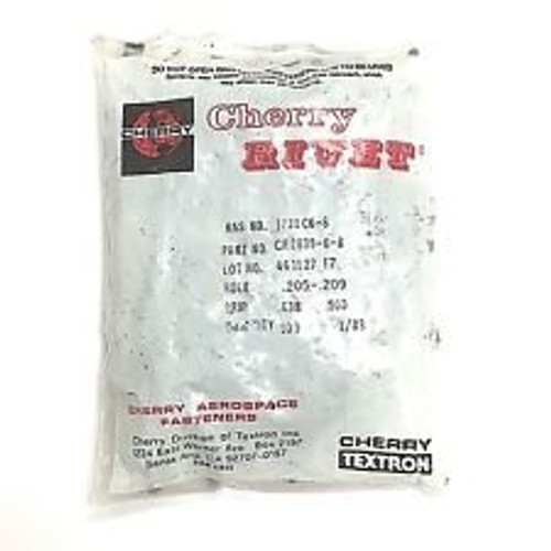 CHERRY® MS CR9162-4-03 Universal Head Self-Plugging Serrated Stem Blind Rivet - 100/Pack