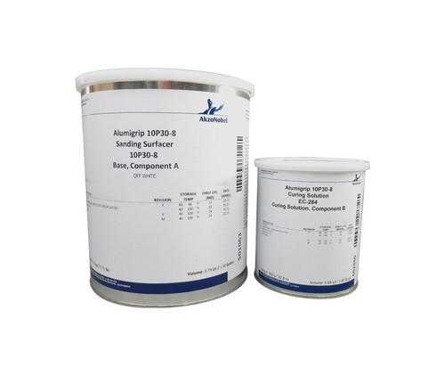 AkzoNobel Alumigrip® 10P30-8/EC-284 Off-White Two-Component High Build Epoxy Surfacer - 1.25 Gallon Kit